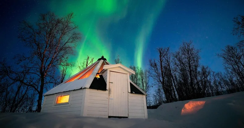 Übernachtung im Aurora Crystal Lavvo